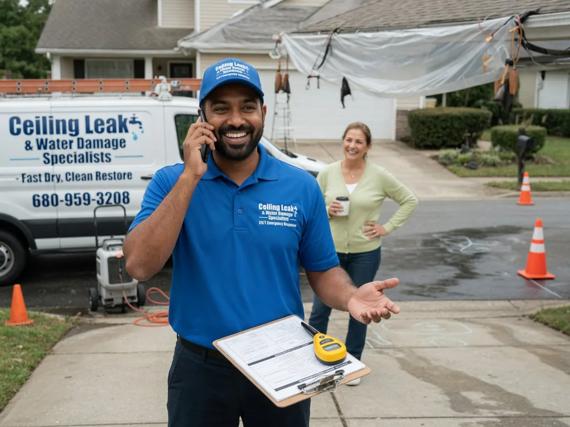 Ceiling Leak Cleanup Pocahontas, IA FAQs